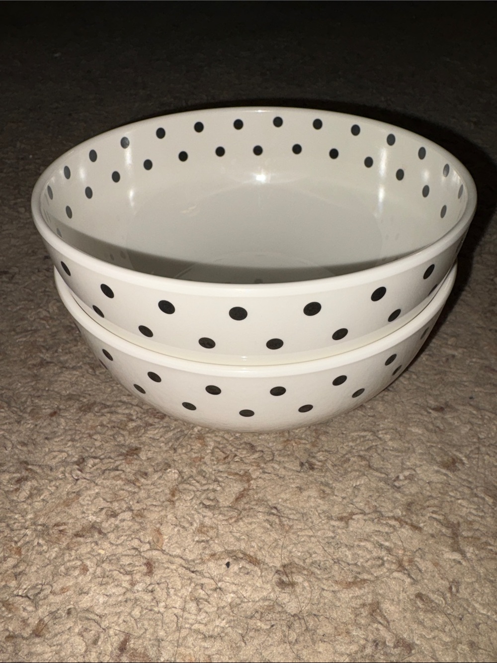 Kate Spade Polka Dot Salad Bowls - Picture 2 of 3